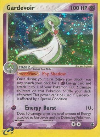 Gardevoir 007/109 - Reverse Holofoil Ruby and Sapphire - Holo Rare