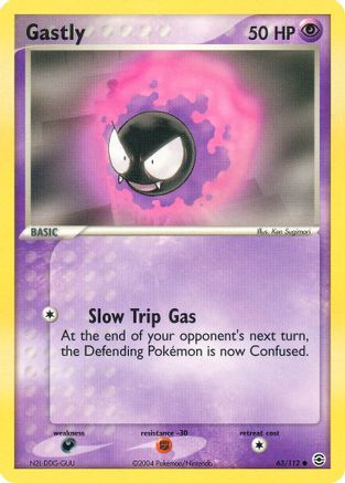 Gastly 063/112 FireRed & LeafGreen - Common