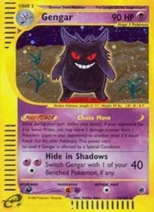 Gengar (13) 013 - Reverse Holofoil Expedition - Holo Rare