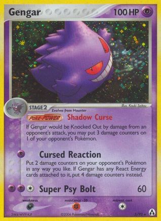 Gengar 005/92 - Holofoil Legend Maker - Holo Rare