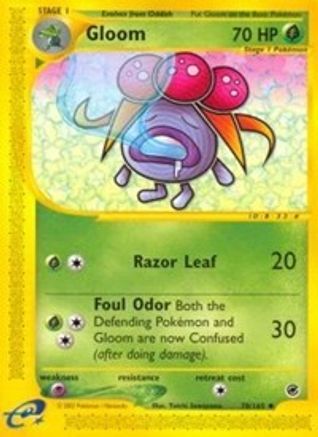 Gloom 078/165 - Reverse Holofoil Expedition - Uncommon