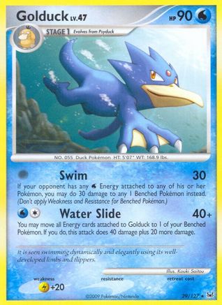 Golduck 029 - Reverse Holofoil Platinum - Rare