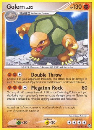 Golem 029 - Reverse Holofoil Secret Wonders - Rare