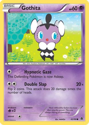 Gothita (43) 043 - Reverse Holofoil Emerging Powers - Common