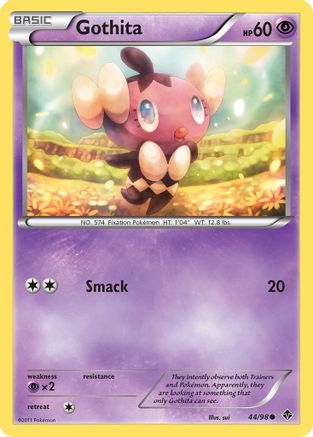 Gothita (44) 044 - Reverse Holofoil Emerging Powers - Common