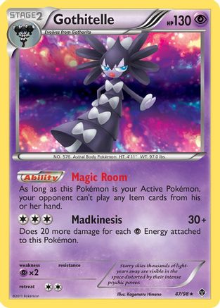 Gothitelle (47) 047 - Holofoil Emerging Powers - Holo Rare