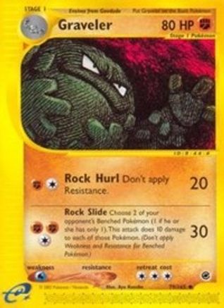 Graveler 079 - Reverse Holofoil Expedition - Uncommon