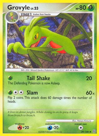 Grovyle 039/100 Stormfront - Uncommon
