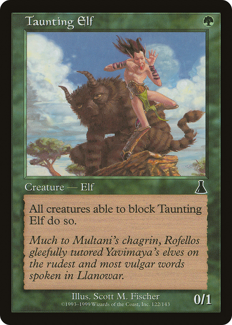 Taunting Elf (UDS-122) - Urza's Destiny