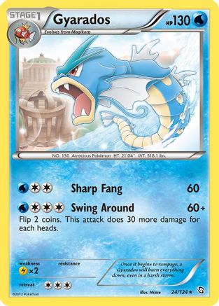 Gyarados 024 Dragons Exalted - Rare