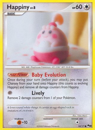 Happiny 014/017 - Holofoil POP Series 8 - Common