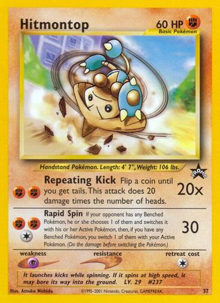 Hitmontop 037/53 WoTC Promo - Promo