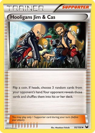 Hooligans Jim & Cas 095/108 Dark Explorers - Uncommon