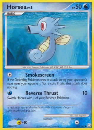 Horsea 102 - Reverse Holofoil Legends Awakened - Common