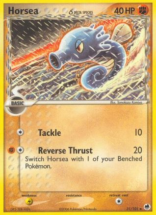 Horsea 031/101 Dragon Frontiers - Uncommon