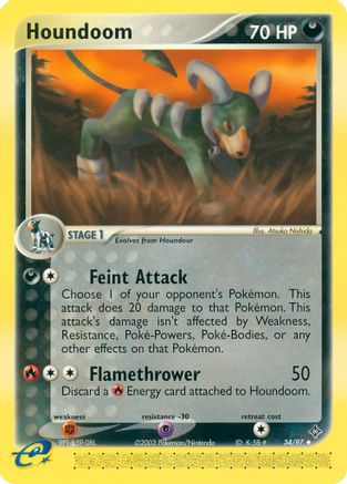 Houndoom 034/97 Dragon - Uncommon