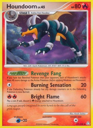 Houndoom 057/146 - Reverse Holofoil Legends Awakened - Uncommon