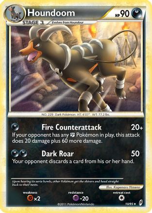 Houndoom 010 - Holofoil Call of Legends - Holo Rare
