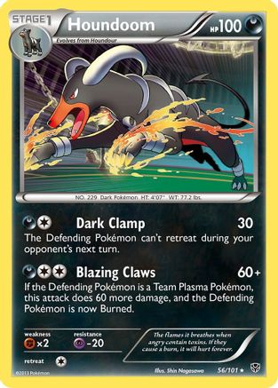 Houndoom 056/101 - Holofoil Plasma Blast - Holo Rare