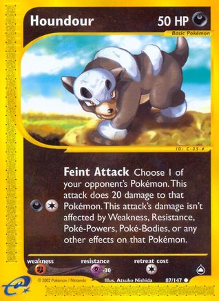 Houndour (87) 087/147 Aquapolis - Common