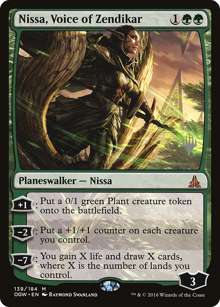 Nissa, Voice of Zendikar (PPIKO-138) - Oath of the Gatewatch Promos
