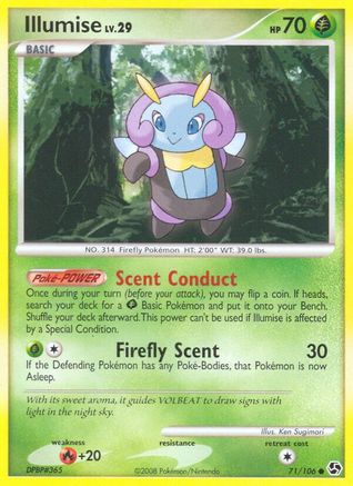 Illumise 071 - Reverse Holofoil Great Encounters - Common