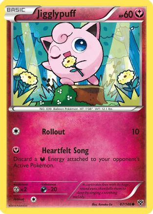 Jigglypuff (87) 087/146 - Reverse Holofoil XY Base Set - Common