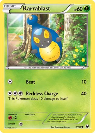 Karrablast 009 - Reverse Holofoil Dark Explorers - Common