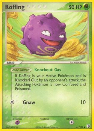 Koffing 061/109 Team Rocket Returns - Common