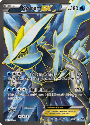 Kyurem EX (96 Full Art) 096 - Holofoil Next Destinies - Ultra Rare