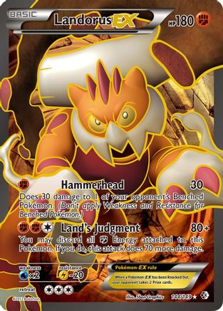 Landorus EX (144 Full Art) 144 - Holofoil Boundaries Crossed - Ultra Rare