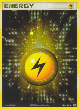 Lightning Energy 104/106 - Holofoil Emerald - Holo Rare