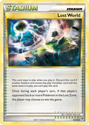 Lost World 081 - Reverse Holofoil Call of Legends - Uncommon