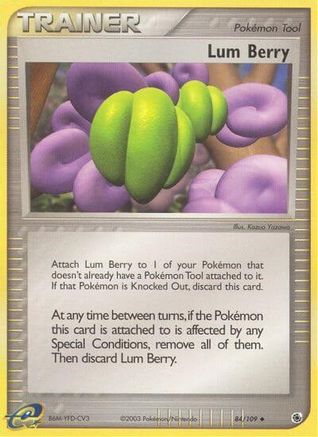 Lum Berry 084 - Reverse Holofoil Ruby and Sapphire - Uncommon