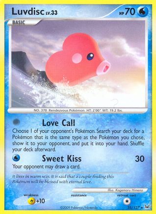 Luvdisc 035 - Reverse Holofoil Platinum - Rare