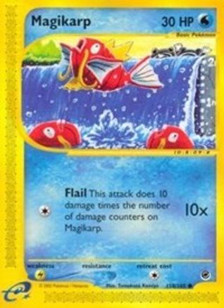 Magikarp 118/165 - Reverse Holofoil Expedition - Common