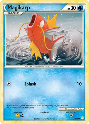Magikarp 072 HeartGold SoulSilver - Common