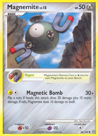 Magnemite (66) 066 - Reverse Holofoil Stormfront - Common