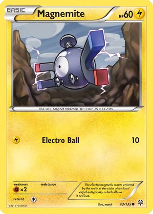 Magnemite (43) 043 Plasma Storm - Common