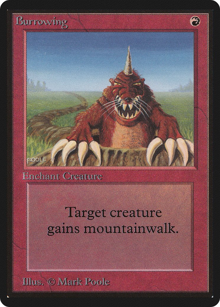 Burrowing (LEB-139) - Limited Edition Beta