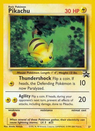 Pikachu (27) 027 WoTC Promo - Promo