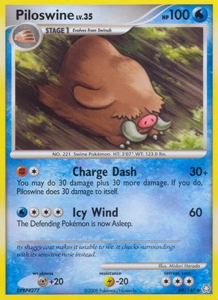 Piloswine - Reverse Holofoil Legends Awakened - Uncommon