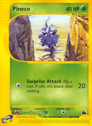 Pineco (85) - Reverse Holofoil Skyridge - Common