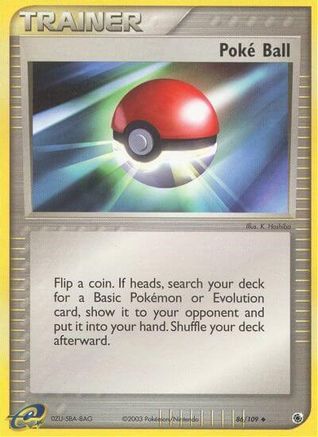 Poke Ball - Reverse Holofoil Ruby and Sapphire - Uncommon