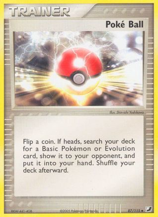 Poke Ball - Reverse Holofoil Unseen Forces - Uncommon