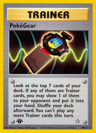 PokeGear 088 - Unlimited Neo Genesis - Rare