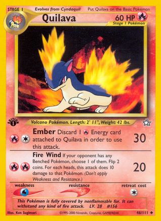 Quilava (46) 046 - 1st Edition Neo Genesis - Uncommon