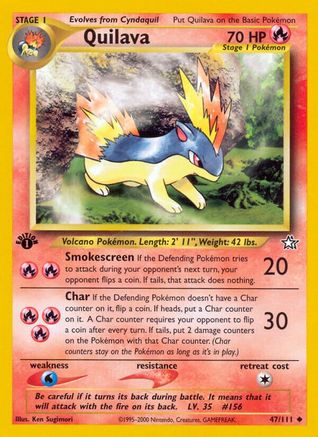 Quilava (47) 047 - 1st Edition Neo Genesis - Uncommon