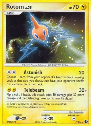 Rotom - Reverse Holofoil Great Encounters - Holo Rare