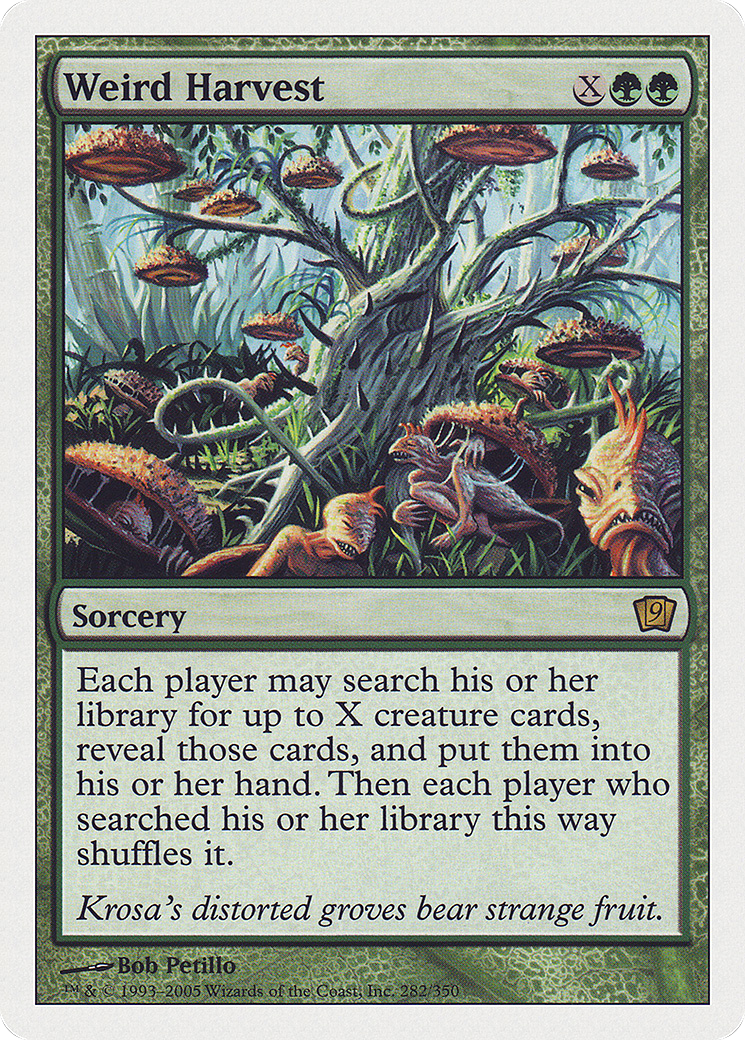 Weird Harvest (9ED-282) - 9th Edition